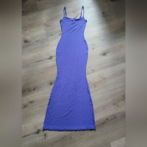 SKIMS Tanzanite Lounge Slip Dress